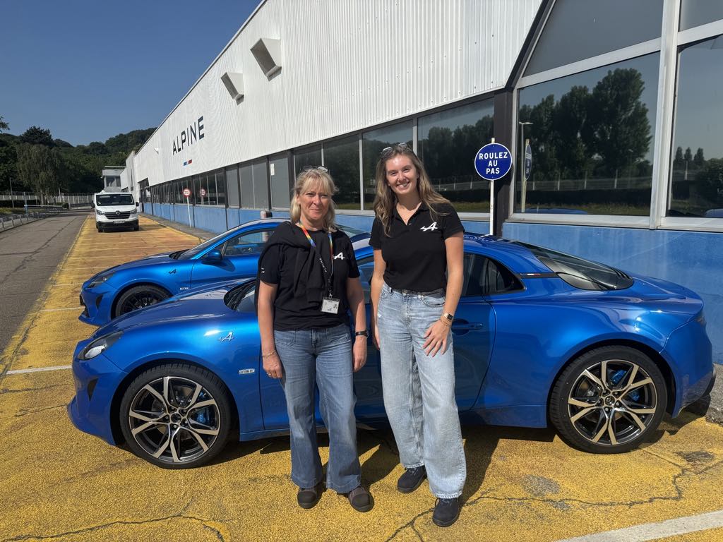 Nathalie Anger-Tourmel, Référente Mixité, Coleene Noël, collaboratrice Rh sur le site Alpine de Dieppe 